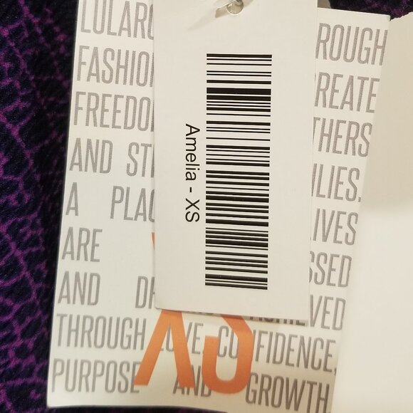 Ladies' LuLaRoe Amelia Dress, Size XS, New with Tags                   HOST PICK - Picture 8 of 14